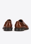 Pantofi derby clasici din piele pentru bărbați, maro, 93-M-526-4-43, Fotografie 4