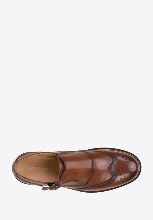Pantofi din piele pentru bărbați, maro, 98-M-714-4-41, Fotografie 5