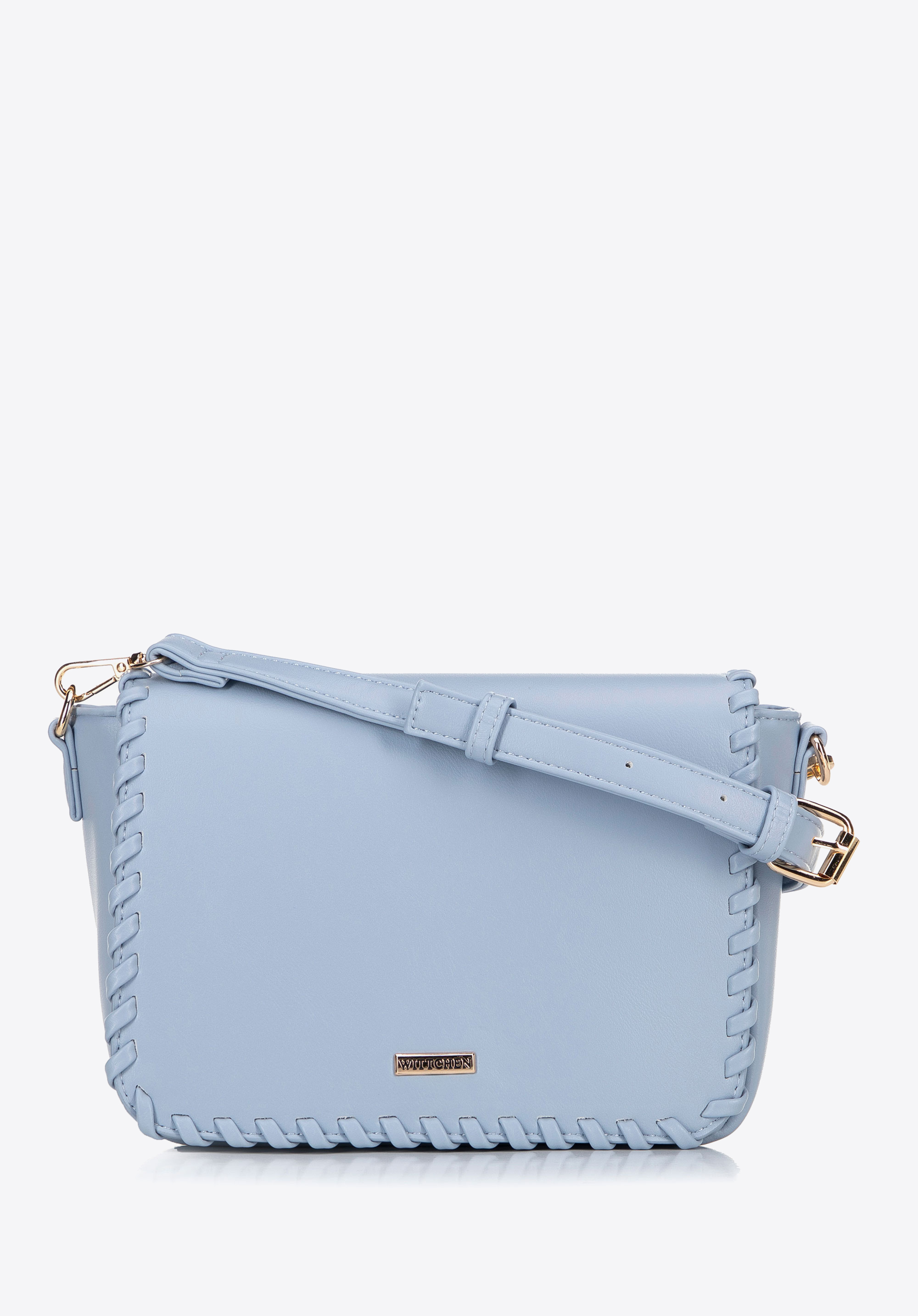 Dámská crossbody kabelka s klopou, modrá, 100-4Y-235-N, Obrázek 1