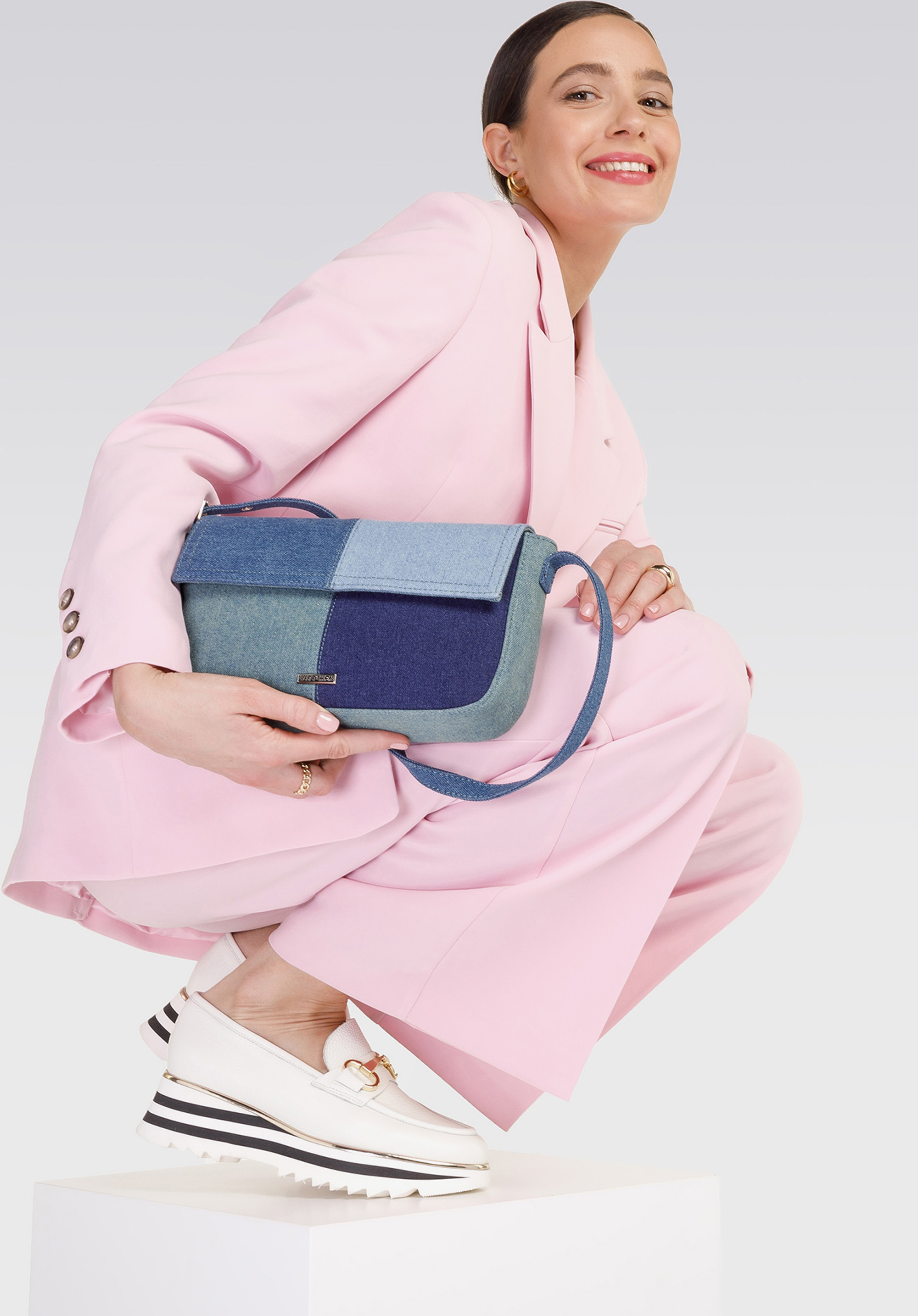 Dámská kabelka, modrá, 94-4Y-521-7, Obrázek 1