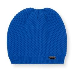 Dámská čepice, modrá, 95-HF-006-N, Obrázek 1