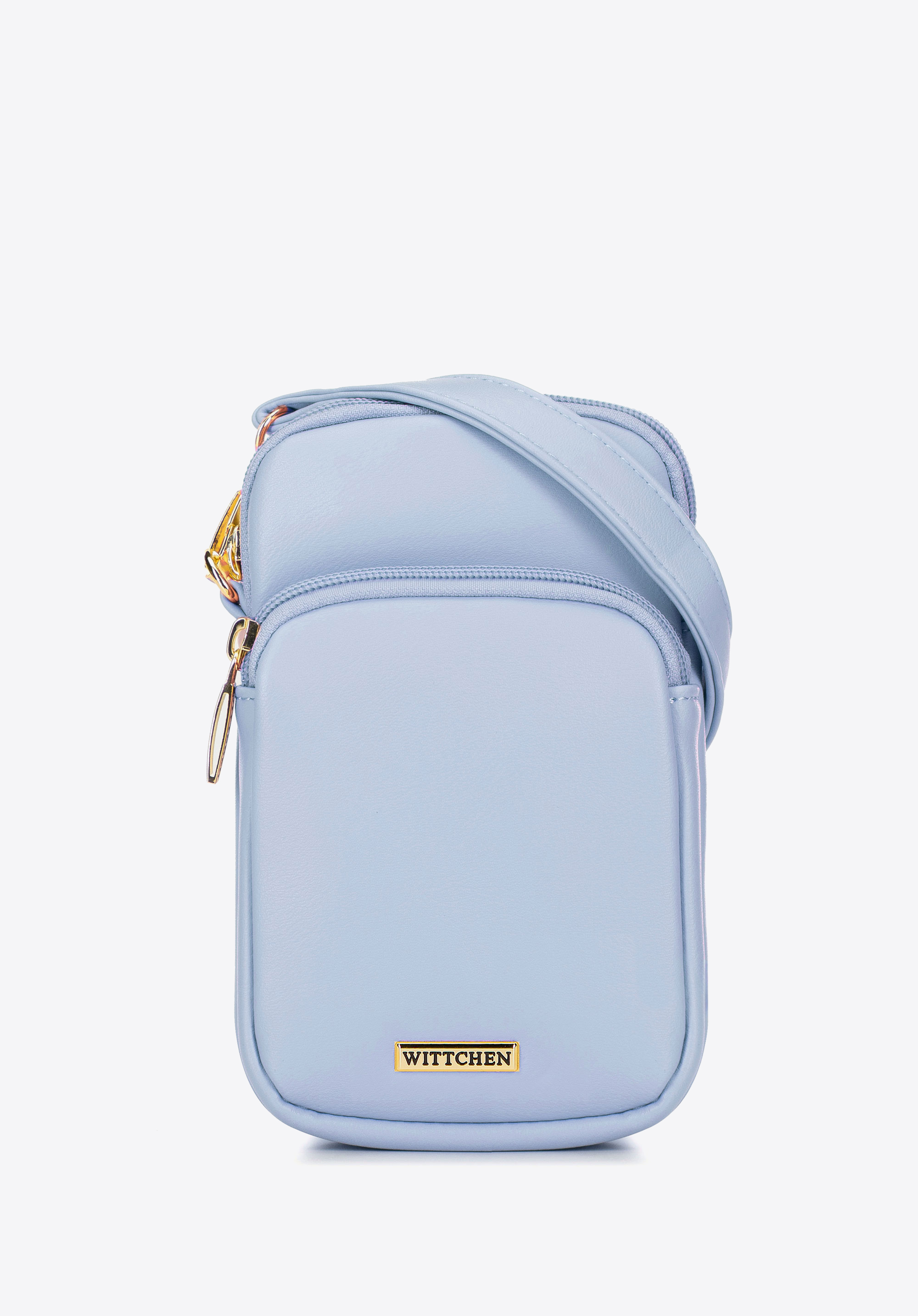 Dámska mini crossbody kabelka z umelej kože, modrá, 100-2Y-236-N, Obrázok 1