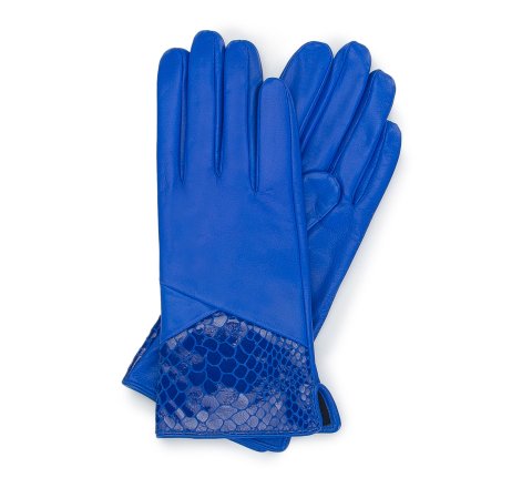 Dámské rukavice, modrá, 45-6A-015-2-L, Obrázek 1