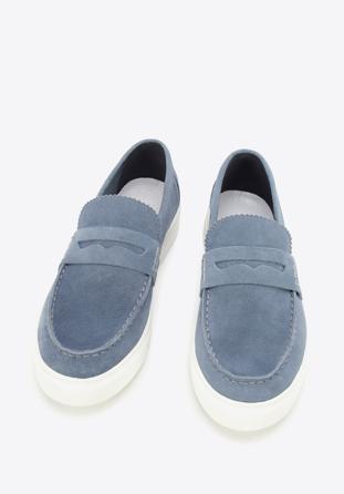 Panské boty, modrá, 96-M-517-N-45, Obrázek 1