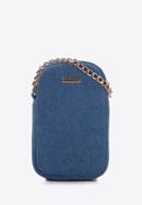 Mini kabelka na řetízku, modrá, 97-2Y-216-7, Obrázek 1