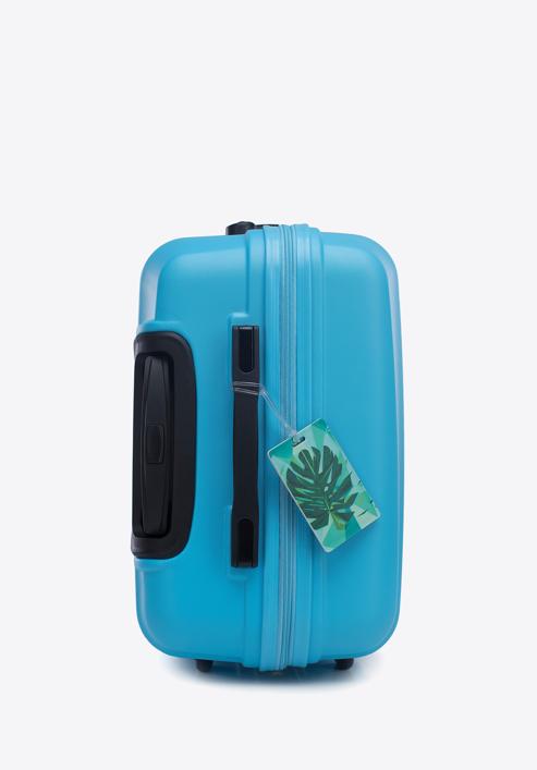 Střední kufr s visačkou, modrá, 56-3A-312-89Z, Obrázek 4