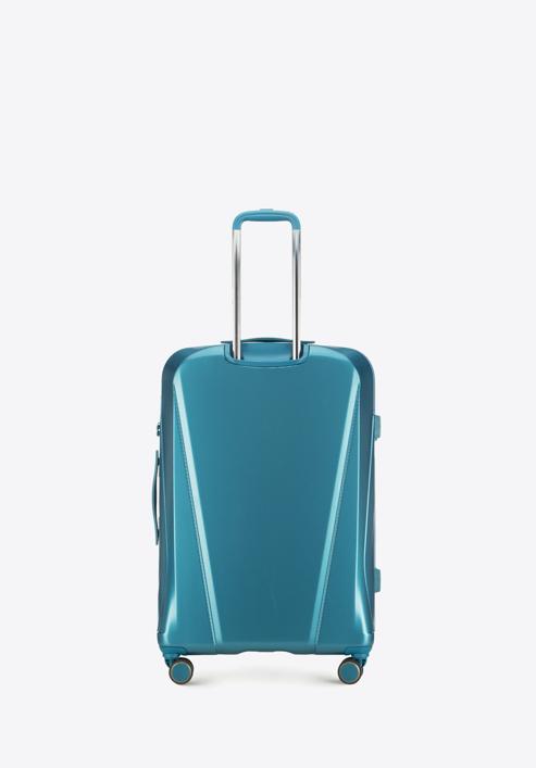 Velký kufr, modrá, 56-3P-123-91, Obrázek 3