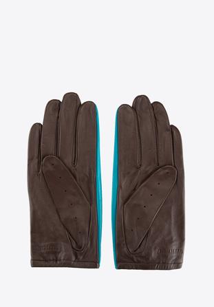 Dámské rukavice, modro-hnědá, 46-6-270-GT-XL, Obrázek 1