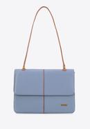 Klasická dvoubarevná dámská kabelka, modro-hnědá, 98-4Y-014-15, Obrázek 1