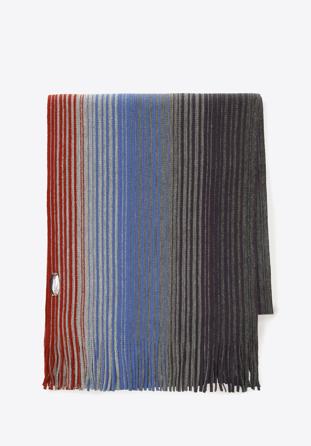 Pánský šátek s malými proužky, modro-šedá, 98-7M-X02-X2, Obrázek 1