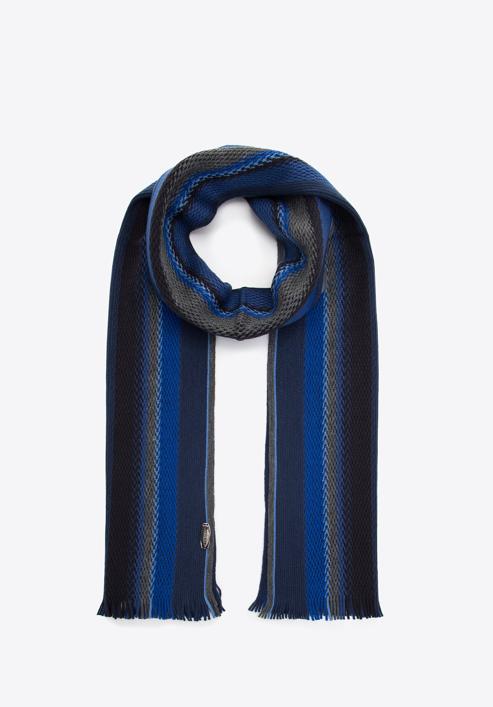 Pánský šátek, modro-šedá, 97-7M-X09-X2, Obrázek 2