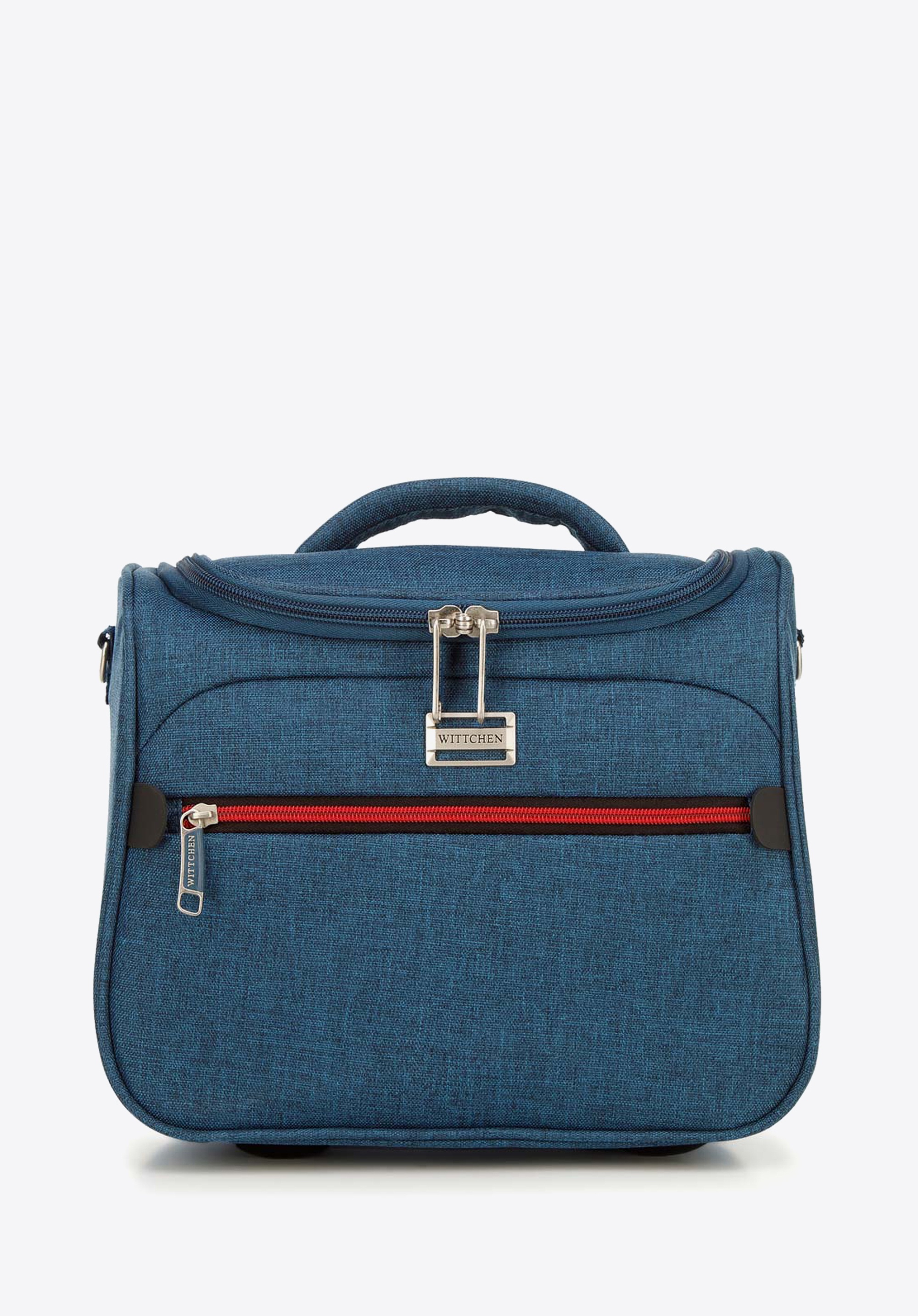 Kozmetická taška s farebným zipsom, morská, 56-3S-504-91, Obrázok 1