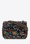 Geantă clutch cu lanț de paiete, multicolor, 98-4Y-023-P, Fotografie 1