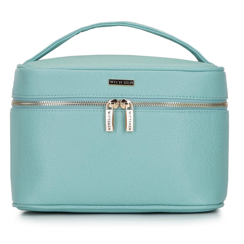 Большая женская косметичка-саквояж