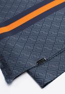 Pánský šátek, námořnická modro-oranžová, 97-7M-S01-X1, Obrázek 3