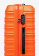 ABS bordázott nagy bőrönd, narancs, 56-3A-313-01, Fénykép 7