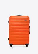 ABS bordázott nagy bőrönd, narancs, 56-3A-313-01, Fénykép 1