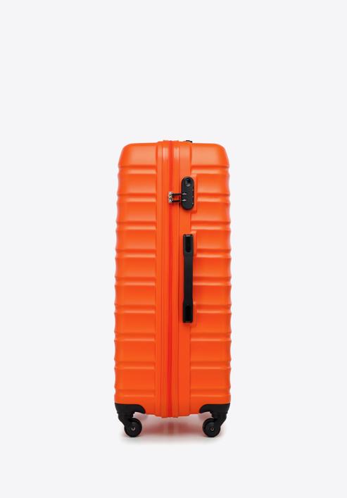 ABS bordázott nagy bőrönd, narancs, 56-3A-313-01, Fénykép 2