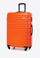 ABS bordázott nagy bőrönd, narancs, 56-3A-313-01, Fénykép 4