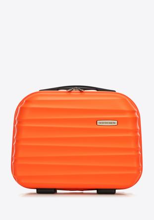 ABS bordázott kozmetikai táska, narancs, 56-3A-314-55, Fénykép 1