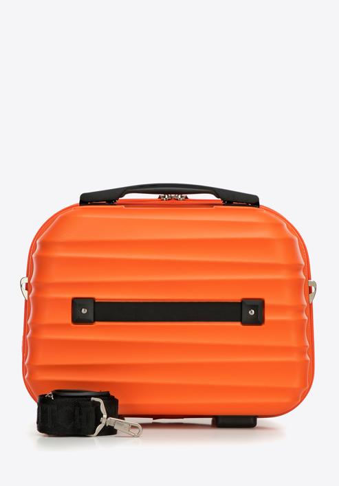 ABS bőröndszett bordázott, narancs, 56-3A-31K-55, Fénykép 14