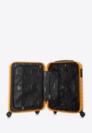 ABS Geometrikus kialakítású kabinbőrönd, narancs, 56-3A-751-11, Fénykép 5