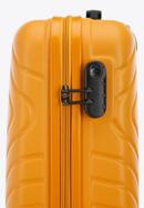 ABS Geometrikus kialakítású kabinbőrönd, narancs, 56-3A-751-11, Fénykép 8