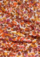 Pettyes redőzött női sál, narancs-barna, 94-7D-X06-4, Fénykép 3
