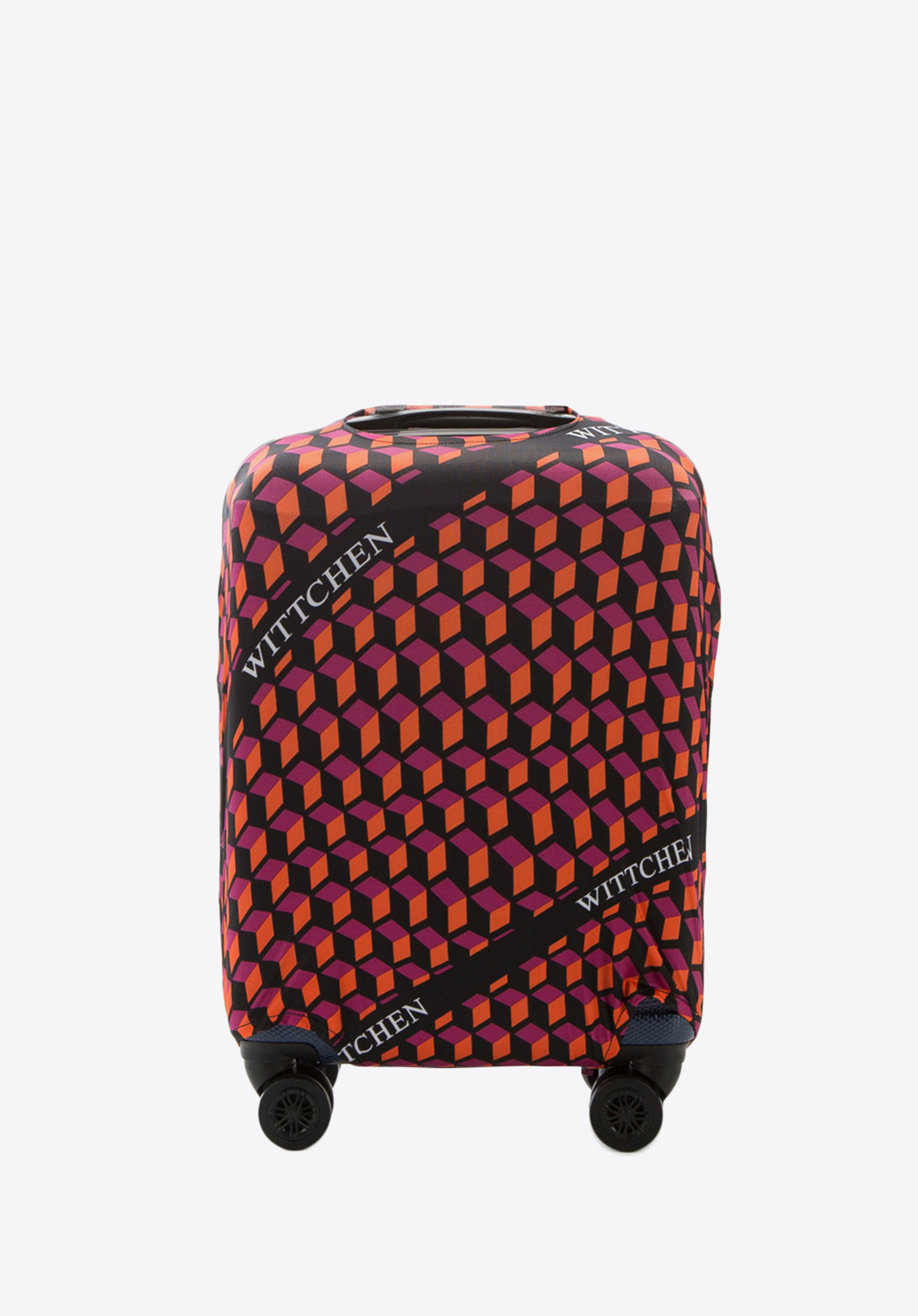 Kisméretű bőrönd takaró, narancs-fekete, 56-30-031-10, Fénykép 1