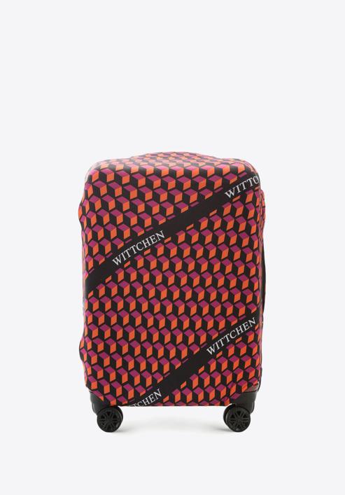 Közepes méretű bőröndvédő huzat, narancs-fekete, 56-30-032-85, Fénykép 1