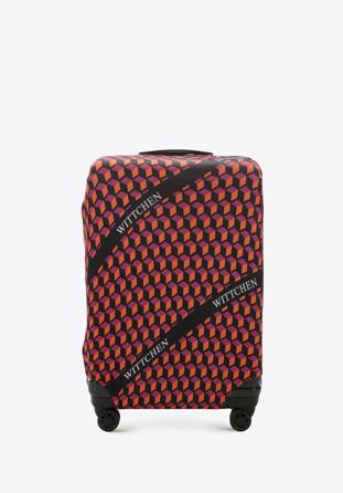 Nagyméretű bőröndvédő huzat, narancs-fekete, 56-30-033-55, Fénykép 1