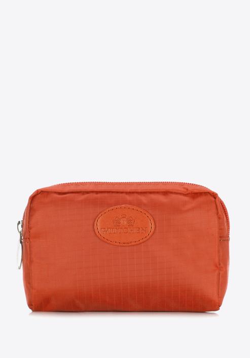 Kisméretű női neszeszer táska, narancs, 95-3-101-X11, Fénykép 1