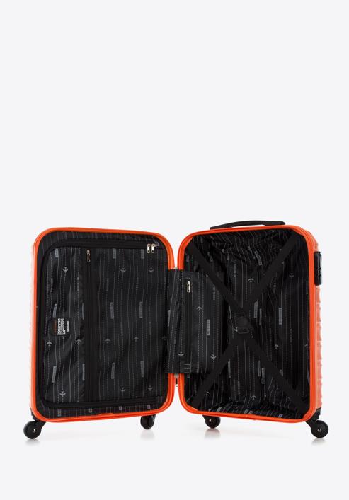 Kisméretű bőrönd címkével, narancs, 56-3A-311-35Z, Fénykép 6