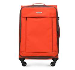 Közepes bőrönd basic, narancs, 56-3S-462-56, Fénykép 1
