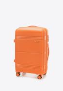 Közepes méretű bőrönd polipropilénből, narancs, 56-3T-142-55, Fénykép 4