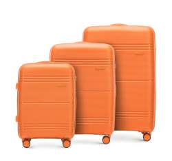 Polipropilén bőröndszett, narancs, 56-3T-14S-55, Fénykép 1