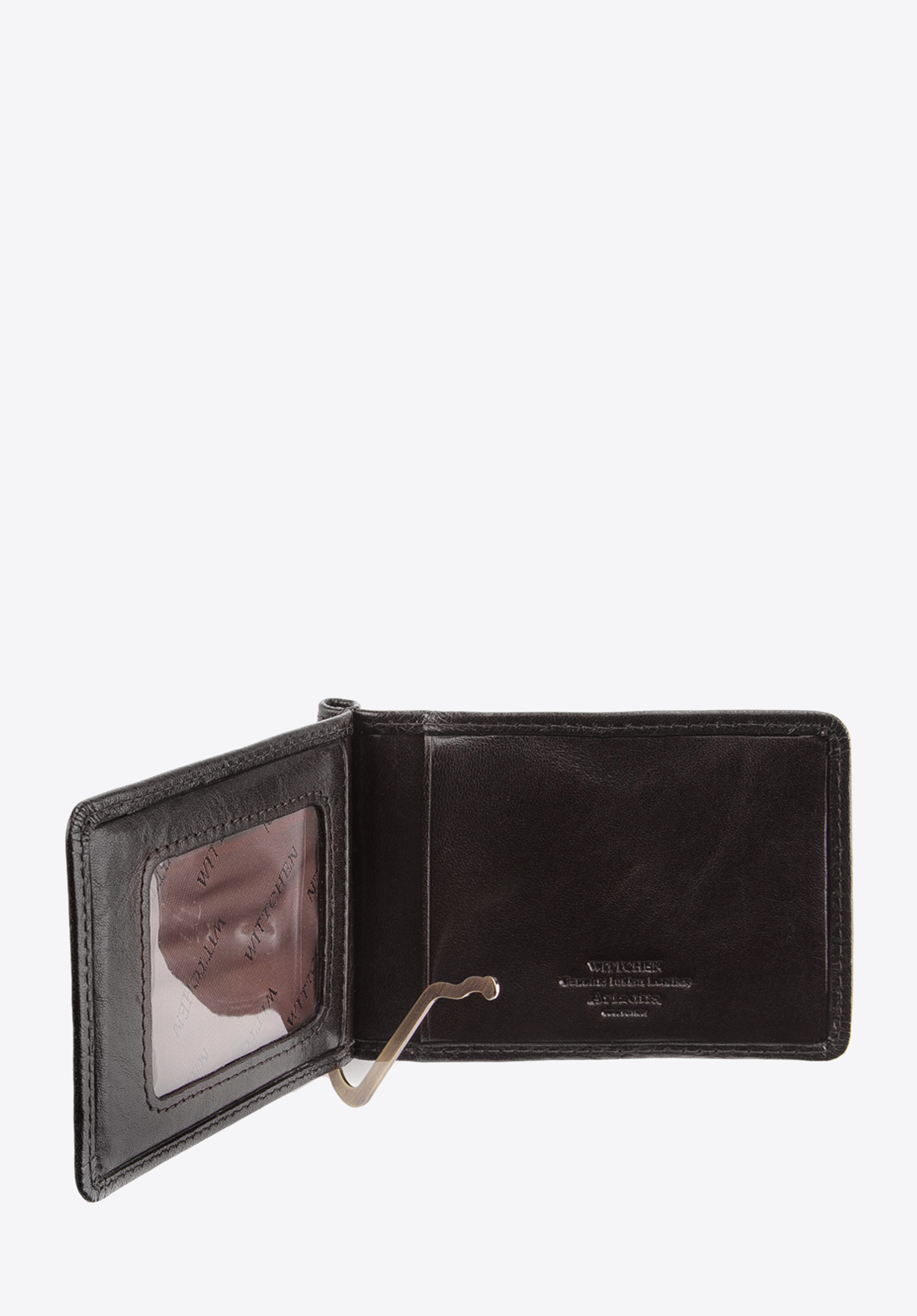 Bancnota din piele cu stema, negru, 10-2-269-1, Fotografie 1