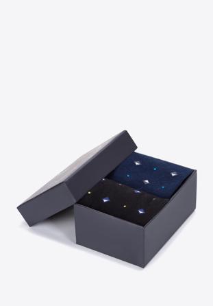 Set cadou șosete bărbați - set de 2 perechi, negru - bleumarin, 98-SM-S02-X2-40/42, Fotografie 1