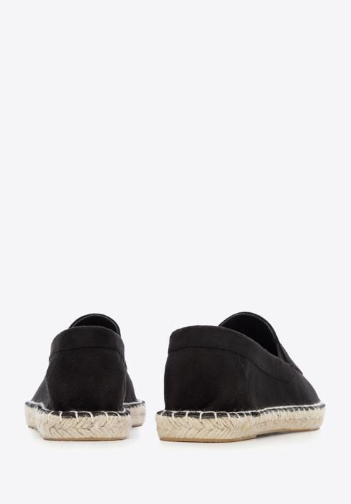 Espadrile espadrile eco-suede pentru femei, negru, 96-DP-800-1-39, Fotografie 5