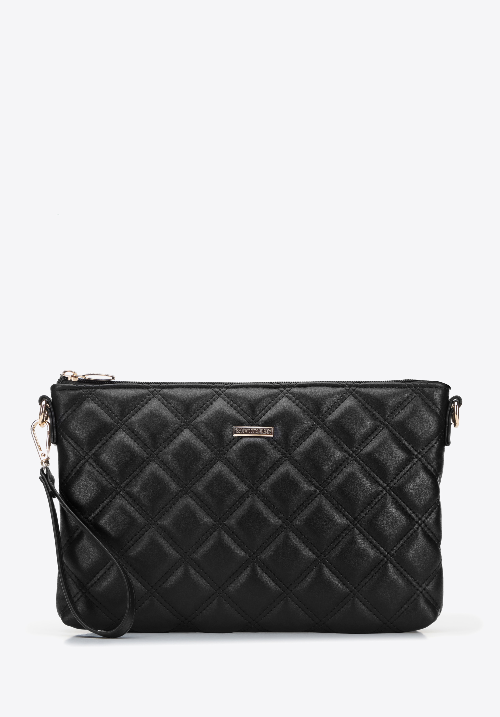 Clutch din piele ecologică matlasată subțire