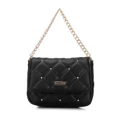 Mini sac matlasat cu nituri rotunde, negru, 96-3Y-226-1, Fotografie 1