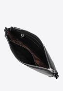 Geantă de damă din piele cu husă dublă și lănțișor, negru, 29-4E-011-N, Fotografie 3
