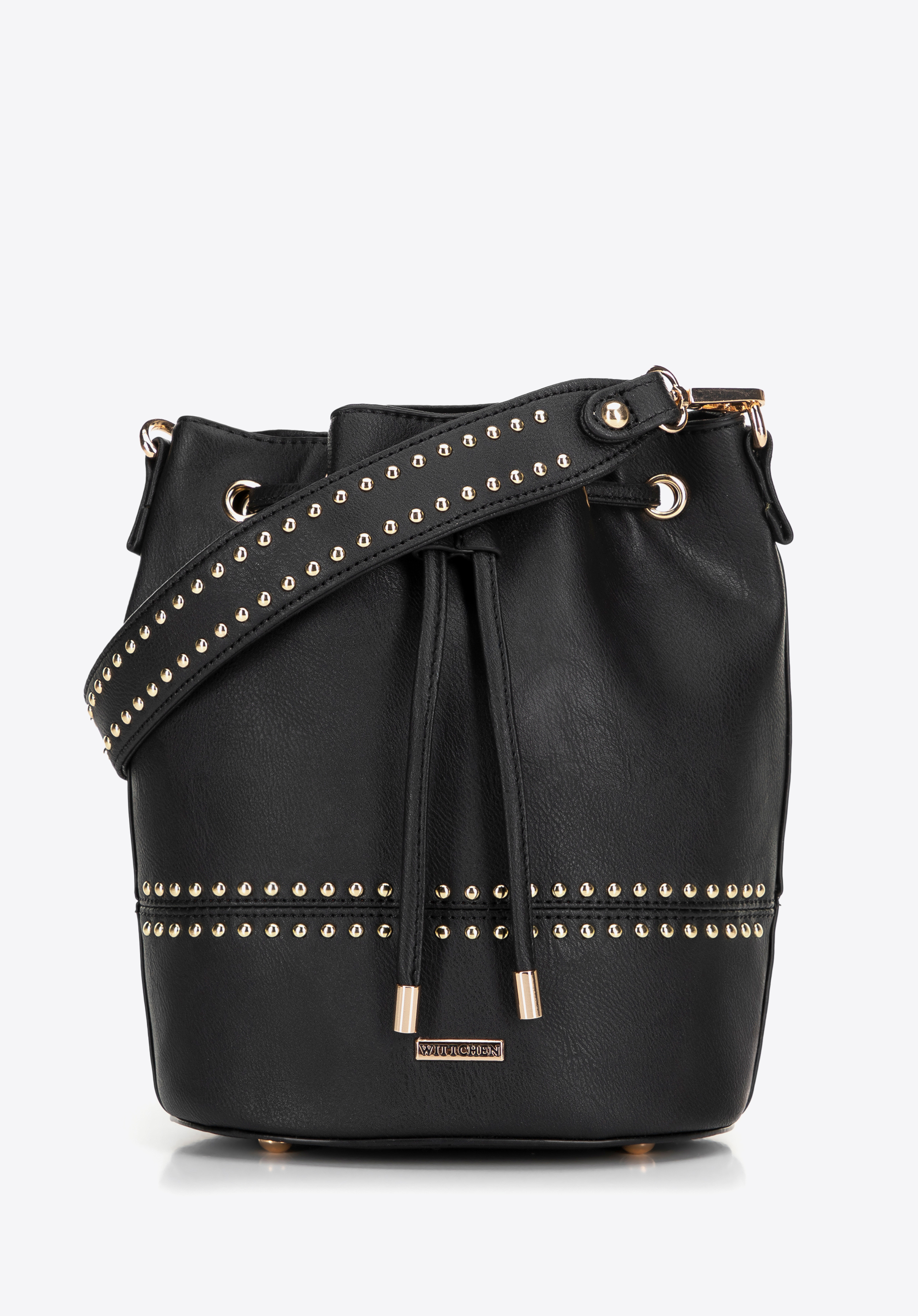 Geantă de damă cu șnur, negru, 100-4Y-208-1, Fotografie 1