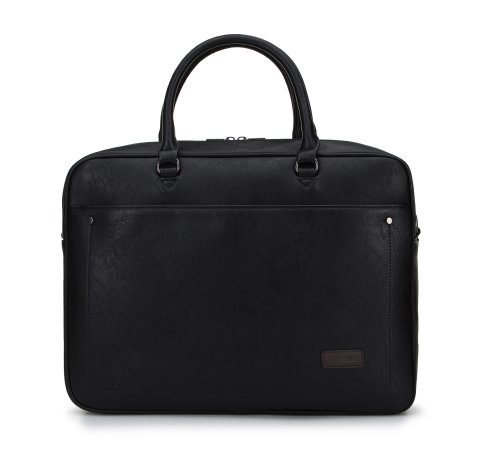 Geantă pentru laptop de 15,6 inch cu buzunar cusut, negru, 95-3P-001-1, Fotografie 1