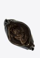 Geantă sac din piele cu lanț gros, negru, 92-4E-648-1, Fotografie 3