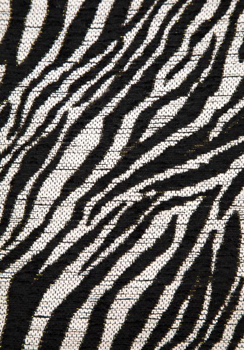 Geantă shopper de damă model zebra, negru, 98-4Y-007-X2, Fotografie 6
