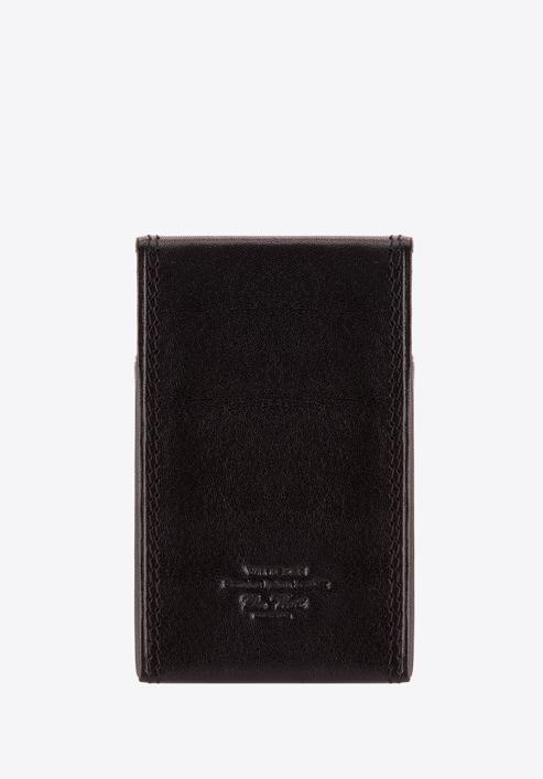 Husă din piele pentru cărți de vizită cu ecuson, negru, 39-2-151-1, Fotografie 4