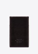 Husă din piele pentru cărți de vizită cu ecuson, negru, 39-2-151-1, Fotografie 4