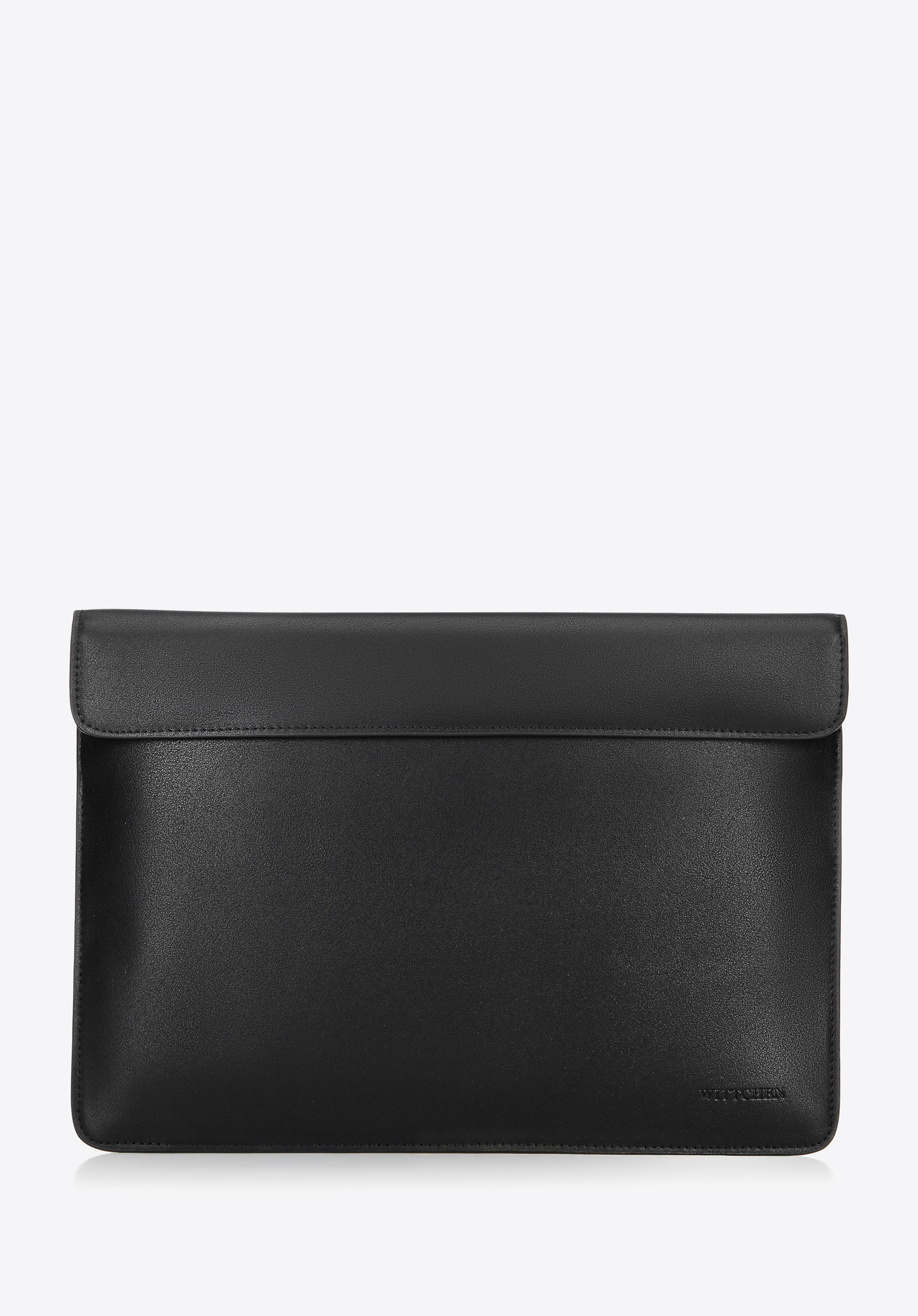 Husă pentru laptop de 13'''' din piele artificială, negru, 100-3P-903-1, Fotografie 1