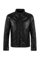 Jachetă din piele de epocă pentru bărbați, negru, 97-09-251-11-XL, Fotografie 30